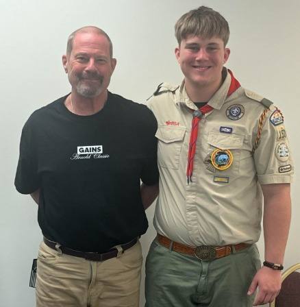 Congratualtions to August Stromann, BHS Class of 2027, for earning the rank of Eagle Scout with his capstone service pro…