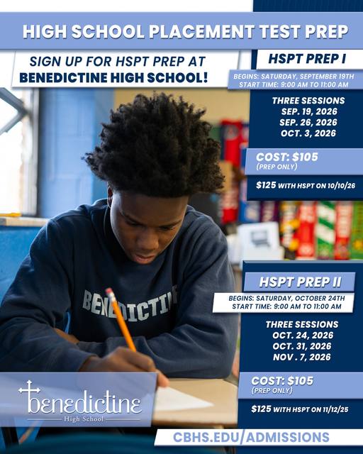 High School Placement Tests are soon and this is your chance to earn your spot at the high school of your choice! Sign u…