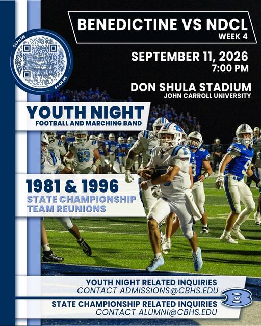 Friday Night Lights at John Carroll University! It is going to be a massive night celebrating both our past and future B…