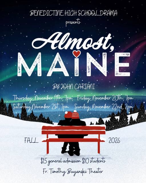 Love is in the air… in the most unexpected ways! Join us for our upcoming drama production of Almost, Maine — a heartwar…