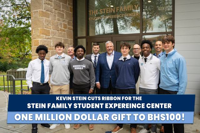 Benedictine High School is proud to announce a $1 million fully-funded gift from The Stein Family in support of the BHS1…