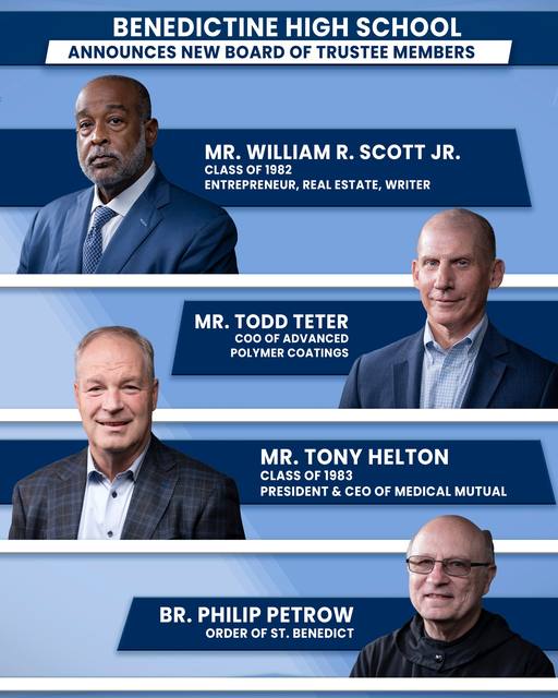 Benedictine High School Announces New Trustees for 2026-2027 Academic Year — The School's 100th Year of Education Benedi…